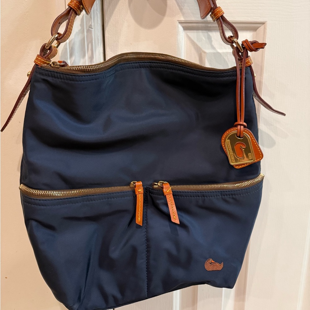 Dooney & Bourke Navy Blue Nylon Hobo Bag : Perfect!